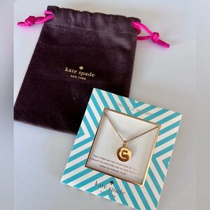 Kate Spade New York Gold Tone 'C’
Initial 'One in a Million' Pendant
Necklace